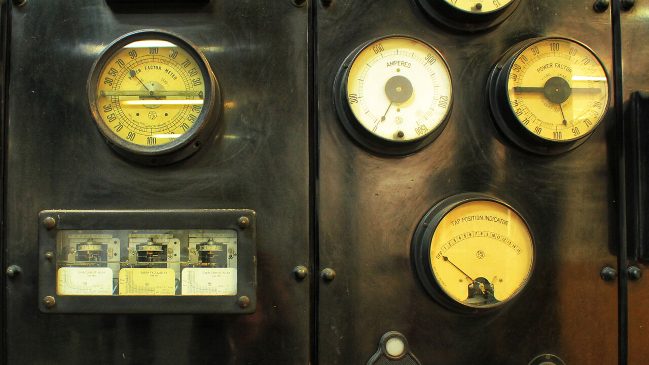 Old electric transformers